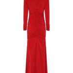 Tia Long Red Dress 78525 2
