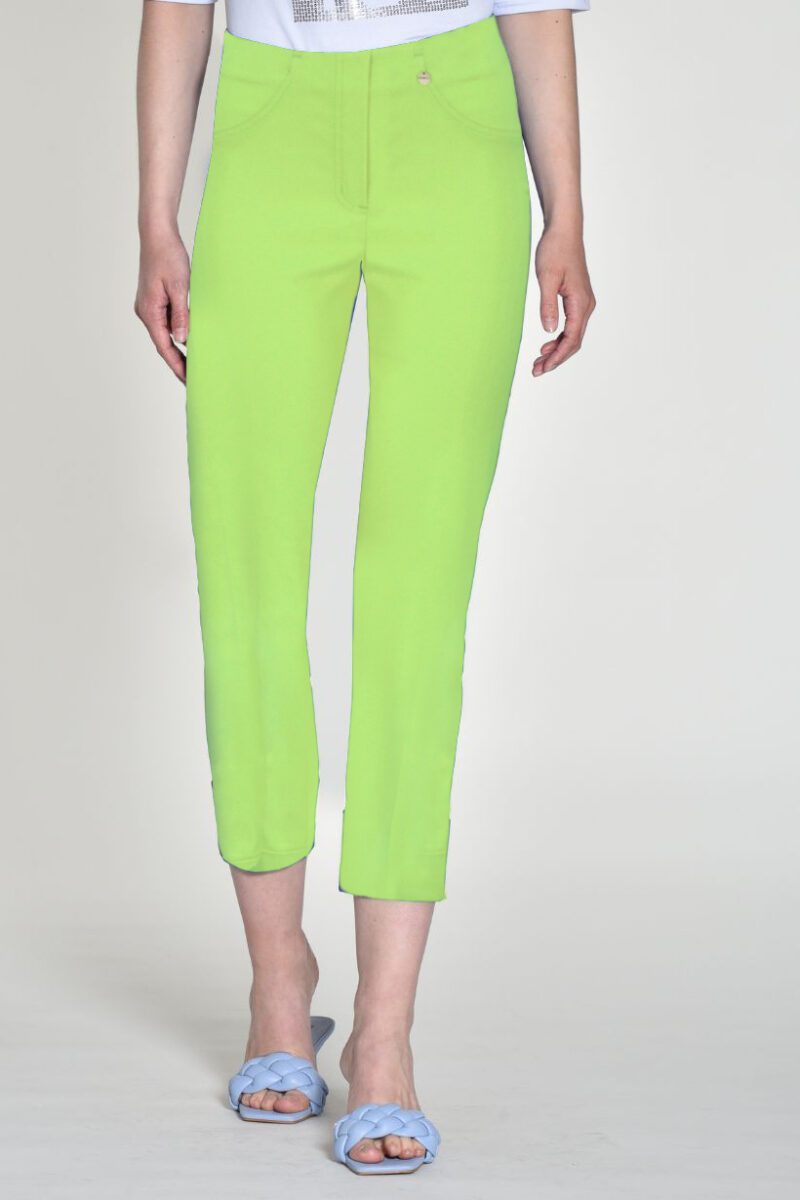 Robell Bella Cuff Kiwi Trousers