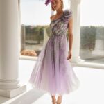 Rosa Clara 9GD3 One Shoulder Print Dress 2