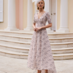 Rosa Clara 9GE6 Steel Blue Pink Dress