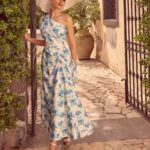 Veni Infantino 36114 Light Blue Ivory Dress 1