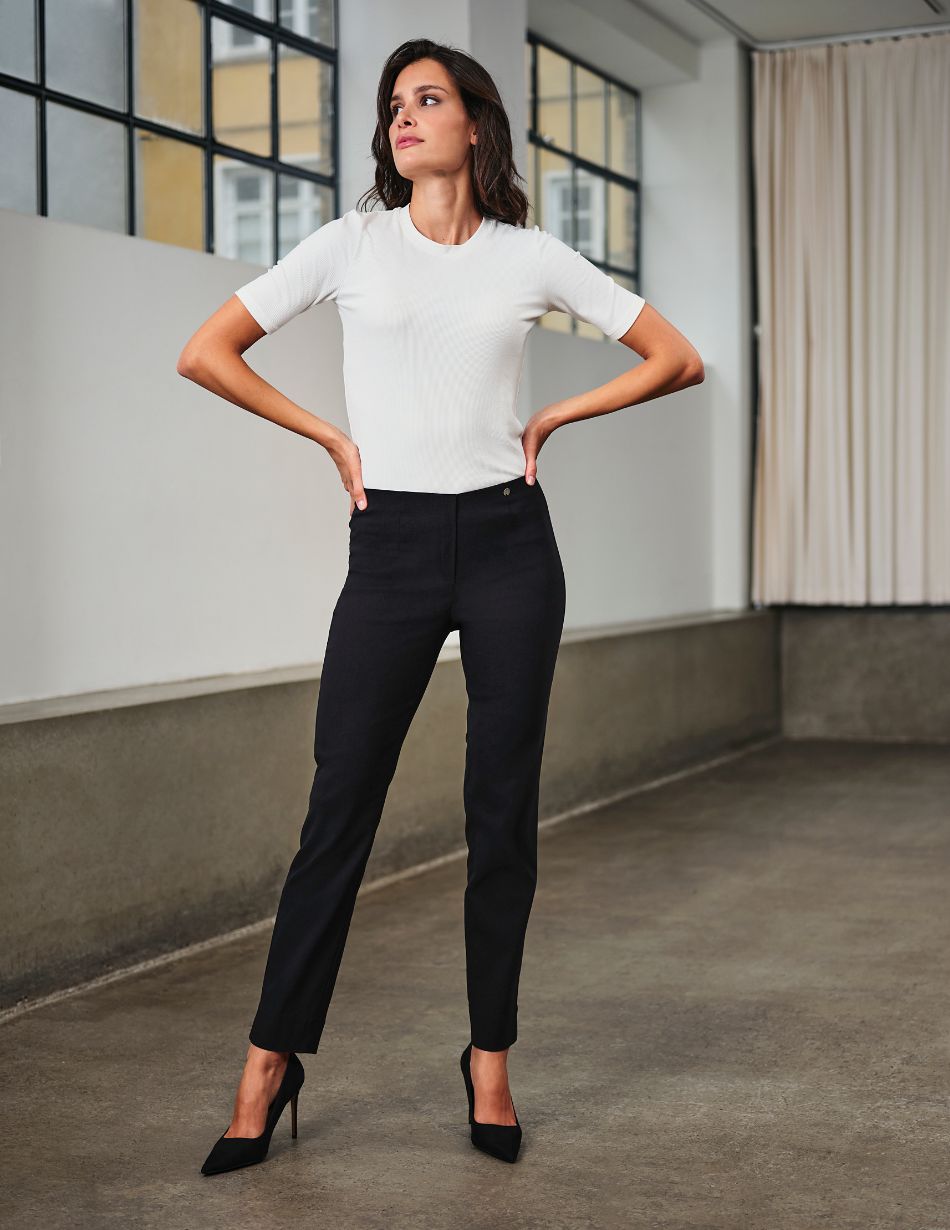 Robell Marie 29inch Black Trousers 4