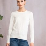 Alison Sheri Off White Spot Jumper 46102
