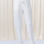 Elena Wang Off White Trousers EW35201