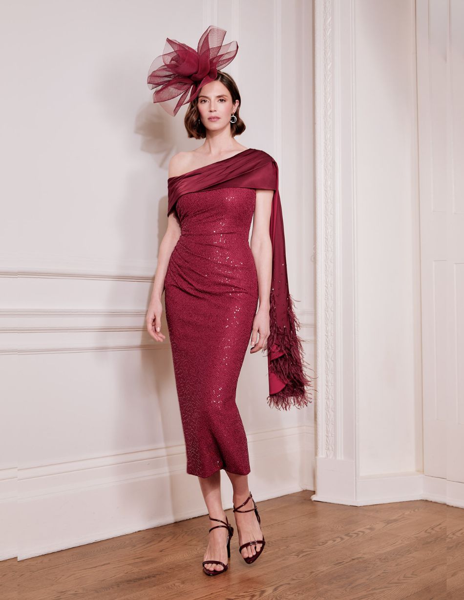 John Charles 29282 Bordeaux Dress John Charles 29282 Bordeaux Dress