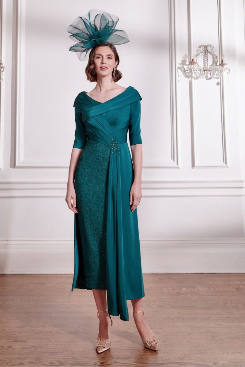 John Charles 29289 Forest Green Dress