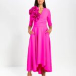 Kevan Jon Betty B Bright Pink Dress