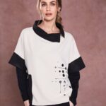 Naya Sand Placement Print Top NAW25276 1