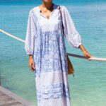 Aspiga Martha Blue Pattern Dress 1