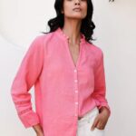 Aspiga Mina Cotton Pink Blouse 1