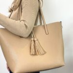 9869 large tote bag taupe