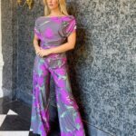 Atom Carbon Magenta Lily Jumpsuit