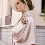 Rosa Clara 1G60 Sand Hammered Dress Detail
