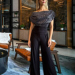 Atom Carbon Black & Silver Jumpsuit