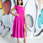 Kevan-Jon-Sydney-pink-Flare-&-Cape-Dress-1
