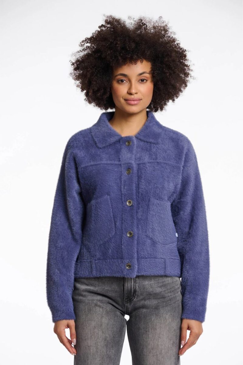 Rino & Pelle Bubbly Blue Boxy Jacket