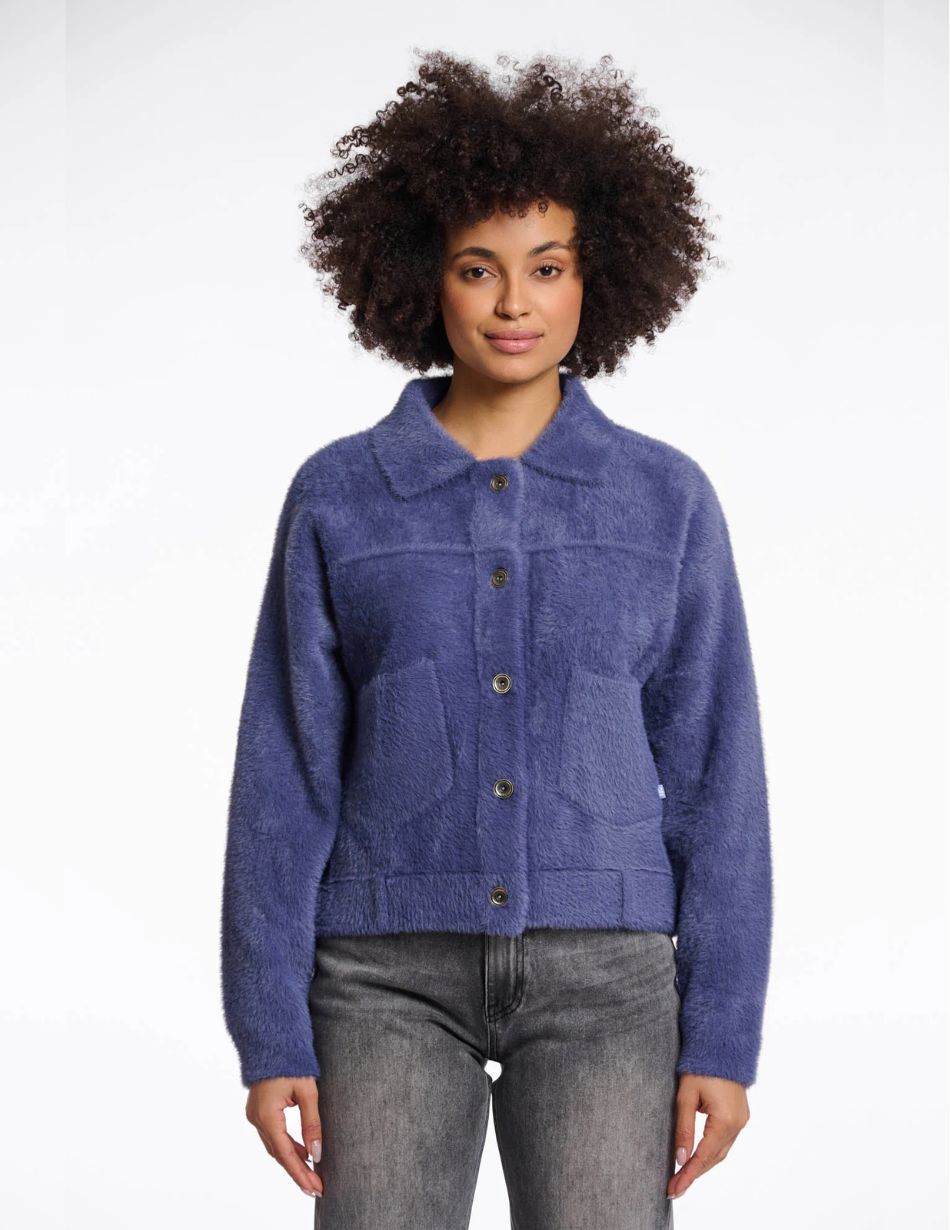 Rino & Pelle Bubbly Blue Boxy Jacket
