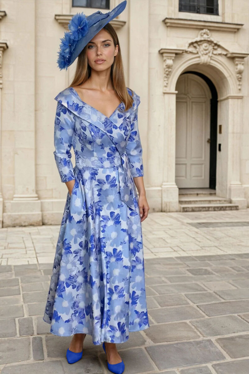 Rosa-Clara-1G95-blue-Floral-Dress--Detail