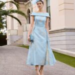 Rosa Clara 1GD1 Light Blue Dress