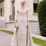 Rosa Clara 1GF5 Embroidered Champagne Dress
