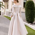 Rosa Clara 1GF5 Embroidered Champagne Dress Back