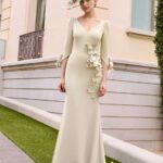 Rosa Clara 1GL4 Champagne Maxi Dress