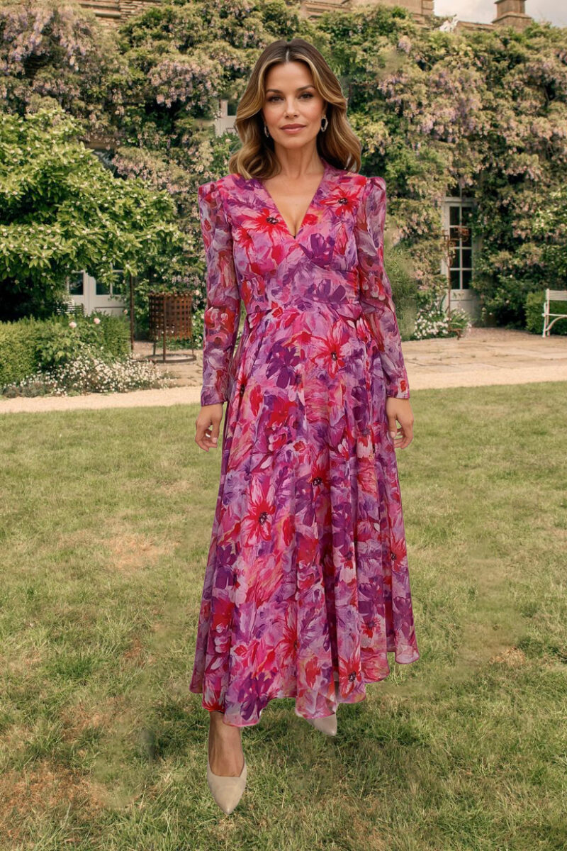 Veni-Infantino-29662-magenta-multi-Dress