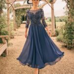 Veni Infantino 992710 Navy Beaded Dress