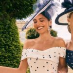 Veni Infantino 992765 Ivory Polka Dot Dress Detail