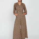 On Jenu Laurie Geo Brown Jumpsuit 2