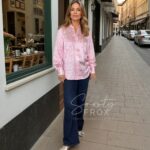 Charlotte Sparre Pink Gabin Piper Blouse