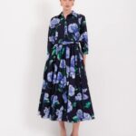 Lavi Couture Spritz Papaveri Blue Dress