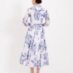 Lavi Couture Spritz Rose Blue Dress Bck
