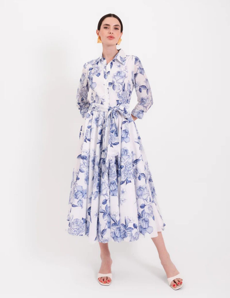 Lavi Couture Spritz Rose Blue Dress Lavi Couture Spritz Rose Blue Dress