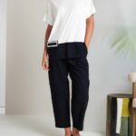 Naya Black Slim Leg Travel Trouser 2