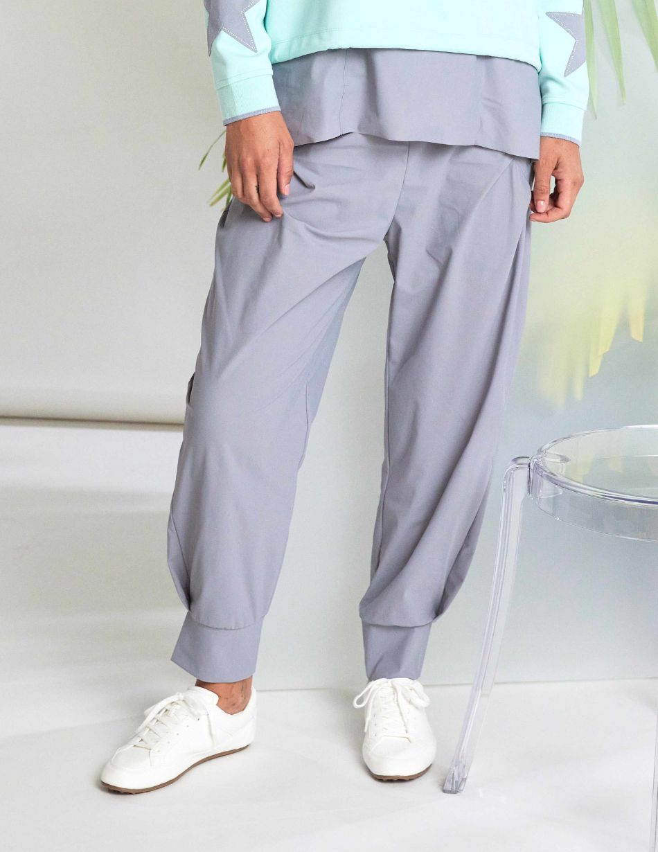 Naya Dove Grey Cuff Travel Trouser