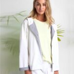 Naya Hooded Jacket With Contrast Back