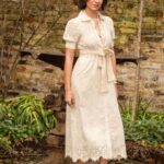 New Day Originals Sani Clotted Cream Maxi Dress