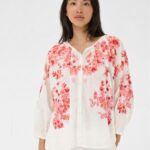 Part Two Alexi Pink Floral Blouse