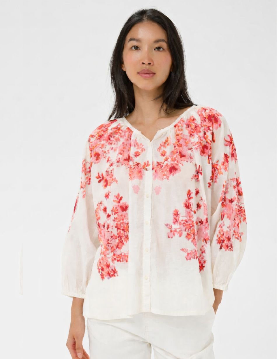Part Two Alexi Pink Floral Blouse