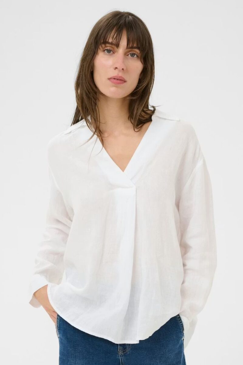 Part Two Ayo Bright White Shirt