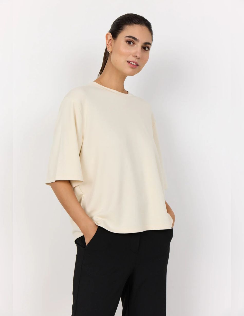 Soya Concept Banu 125 Cream Tee Soya Concept Banu 125 Cream Tee