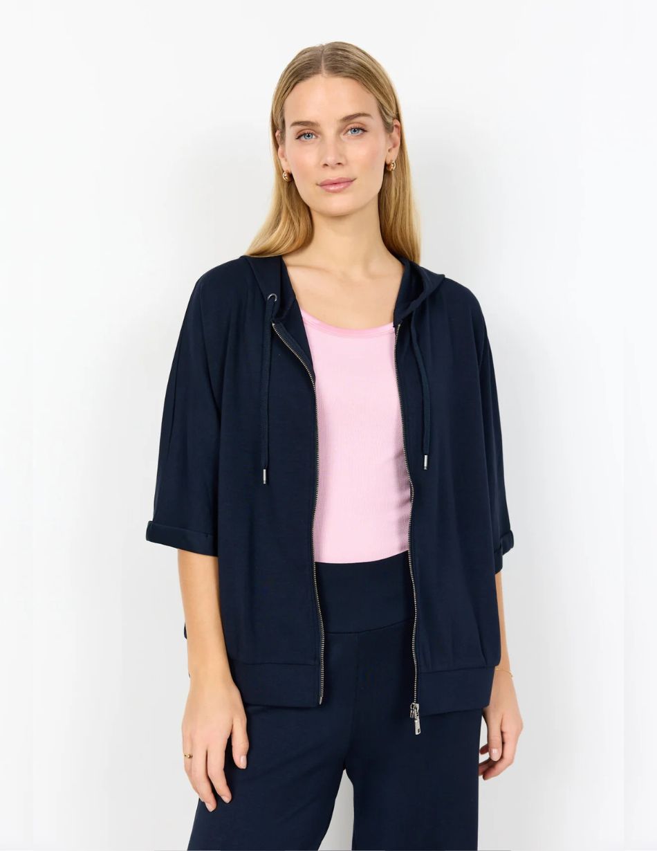 Soya Concept Banu 282 Navy Hoodie Soya Concept Banu 282 Navy Hoodie