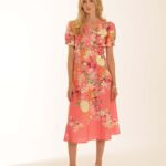 Tea Dress Rose Tropical Tea Dress 62618