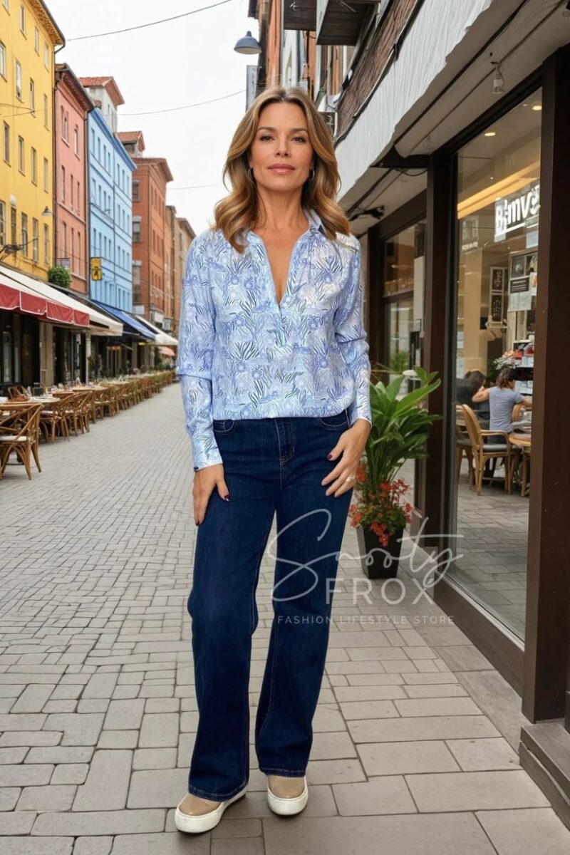 Charlotte Sparre Ziger Oui Blue Shirt
