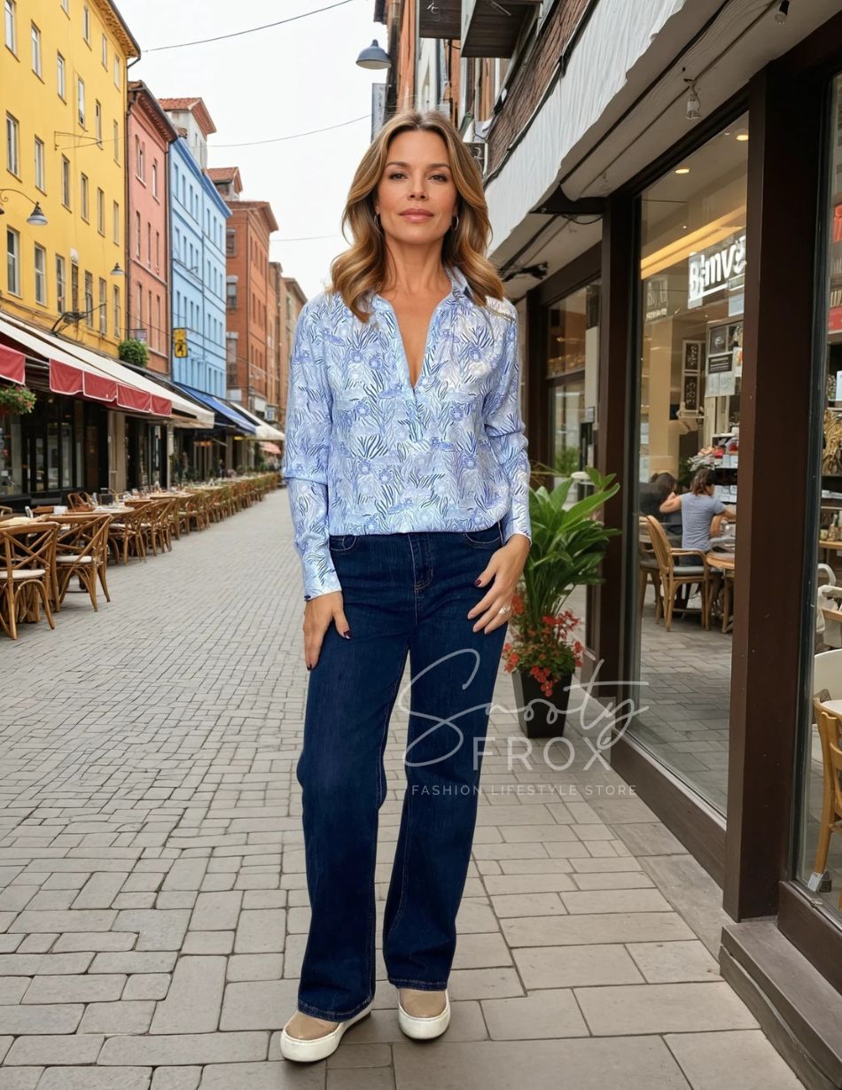 Charlotte Sparre Ziger Oui Blue Shirt