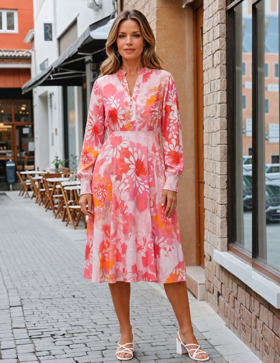 Charlotte Spare Shadea Elinor Pink Dress | Snooty Frox