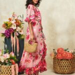 Hope & Ivy Fiona Floral Dress Soft Pink