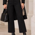 Robell-Efi-black-Trousers