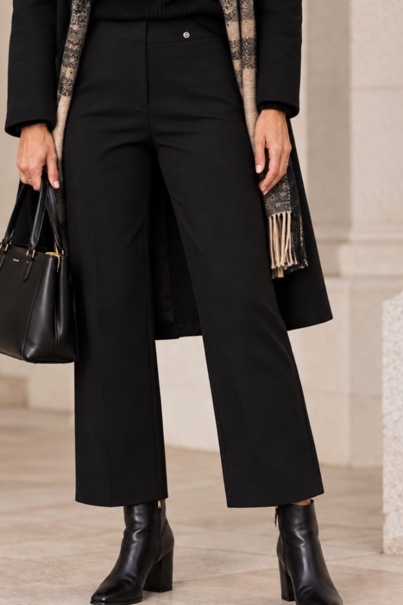 Robell-Efi-black-Trousers
